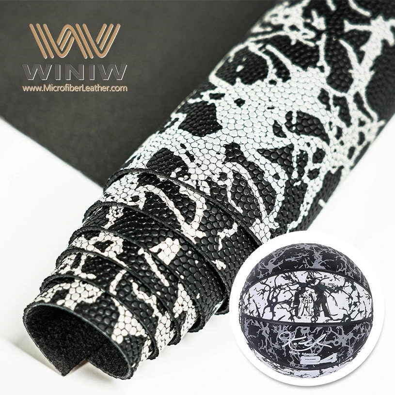 Anti-mildew Microfiber Faux Leather Fabric For Balls