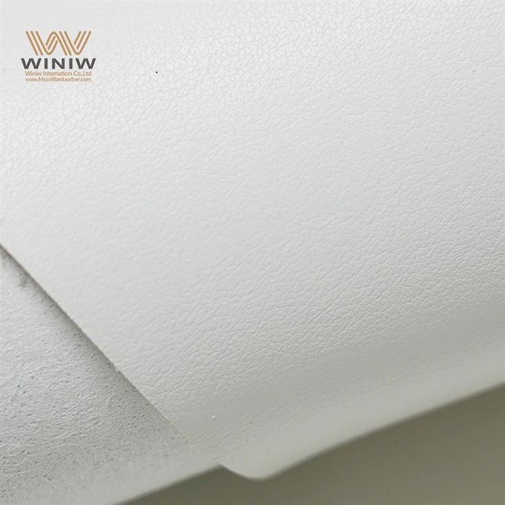 High Quality White PU Microfiber Bakeng sa Lieta tsa Booki